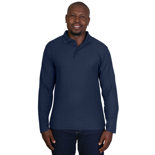 Picture of Long Sleeve Pique Knit Polo