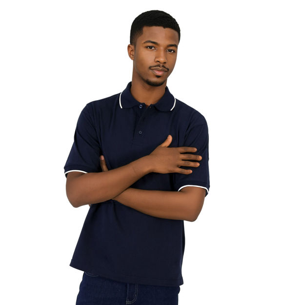 Image sur Chemise de Golf à Rayures de Crayon 